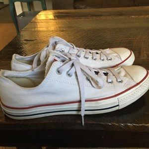 Converse white tennis shoes
